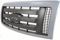 Front Grille Assembly Gray Shell With Textured Insert Plastic Direct Replacement Compatible With 2009-2014 Ford F-150 FO1200512 9L3Z8200BPTM