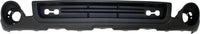 Front Bumper + Grille Chrome Shell With Painted Black Insert + Upper Cover Primed + Bracket + Lower Valance Textured Direct Replacement Compatible With 2007-2013 GMC Sierra 1500