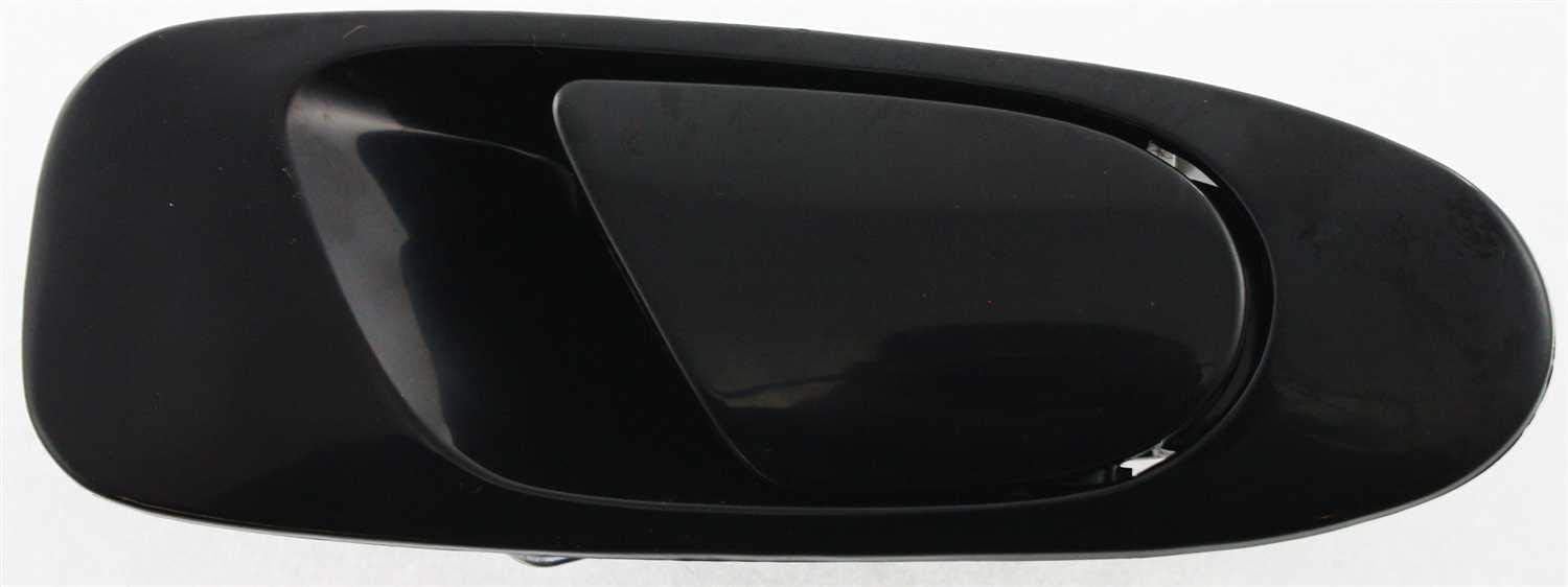 Set Of 2 Rear Exterior Door Handle Textured Left Driver & Right Passenger Side Direct Replacement Compatible With 1992-1995 Honda Civic HO1521102 HO1520102 72640SR4J01ZC 72680SR4J01ZC