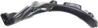 Front Fender Liner Rear Section Left Driver Side Direct Replacement Compatible With 2008-2013 BMW 1-Series BM1249105 51717166244