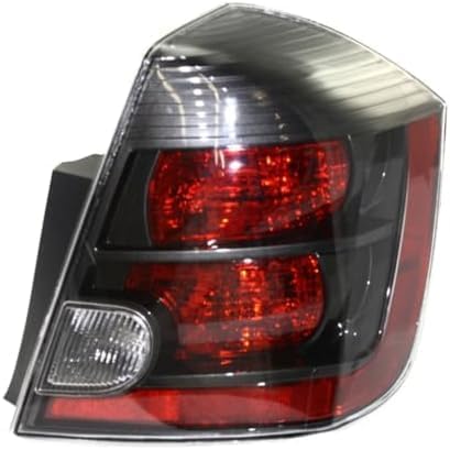 Set Of 2 Tail Light Assembly Plastic Left Driver & Right Passenger Side Direct Replacement Compatible With 2007-2009 Nissan Sentra NI2801178 NI2800178 26550ET80C 26555ET80C