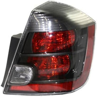 Set Of 2 Tail Light Assembly Plastic Left Driver & Right Passenger Side Direct Replacement Compatible With 2007-2009 Nissan Sentra NI2801178 NI2800178 26550ET80C 26555ET80C