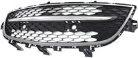 Front Bumper Lower Grille Primed With Chrome Trim Plastic Direct Replacement Compatible With 2010-2012 Mazda CX-9 MA1036119 TE69501T0A