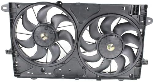 Front Radiator Dual Fan Assembly Direct Replacement Compatible with 2013-2015 Chevrolet Malibu / 2016 Limited / 2014-2019 Impala GM3115249 23131503 20979495-PFM
