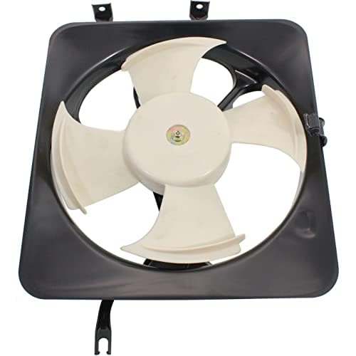 Front A/C Condenser Single Fan Assembly Direct Replacement Compatible with 1997-2001 Honda CR-V HO3113110 38615P3F000