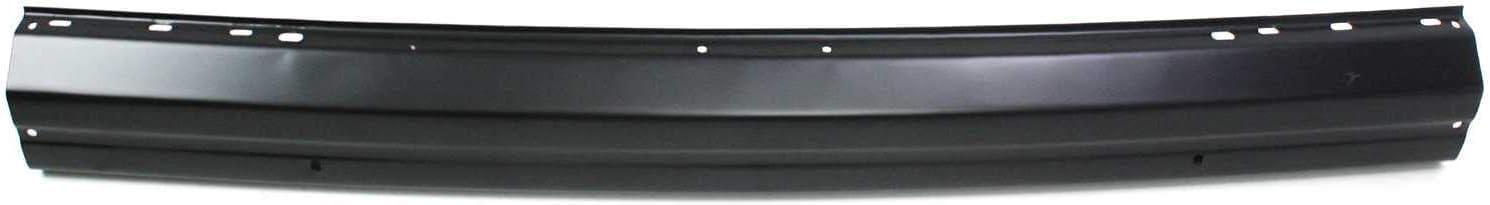 Front Bumper Face Bar Primed Steel + End Caps Textured Right & Left Side Direct Replacement Compatible With Jeep Wagoneer 1984-1990 / Cherokee 1984-1996 / Comanche 1986-1992 CH1004107