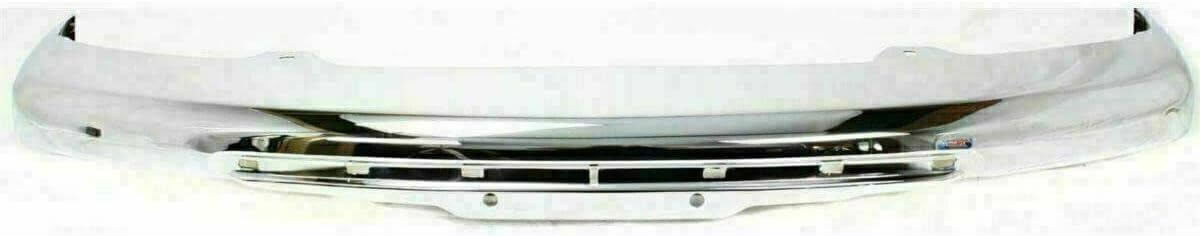 AUTOS PARTS PLUS Front Bumper Impact Bar Chrome Steel + Lower Valance With Fog Light Holes + Extension Textured Direct Replacement Compatible With 2004-2012 Chevrolet Colorado/GMC Canyon GM1092183