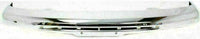 AUTOS PARTS PLUS Front Bumper Impact Bar Chrome Steel + Lower Valance With Fog Light Holes + Extension Textured Direct Replacement Compatible With 2004-2012 Chevrolet Colorado/GMC Canyon GM1092183