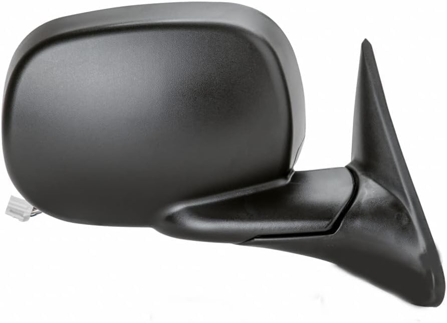 Front Power Mirror Manual Adjust Heated Textured Right Passenger Side Direct Replacement Compatible With 1998-2001 Dodge Ram 1500/1998-2002 2500 3500 CH1321168 55076488AB