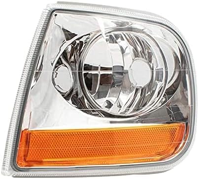 Set Of 2 Front Corner Light Lens And Housing Right Passenger & Left Driver Side Direct Replacement Compatible With 1997-2004 Ford F-150/1997-1999 F-250 FO2520170 FO2521170