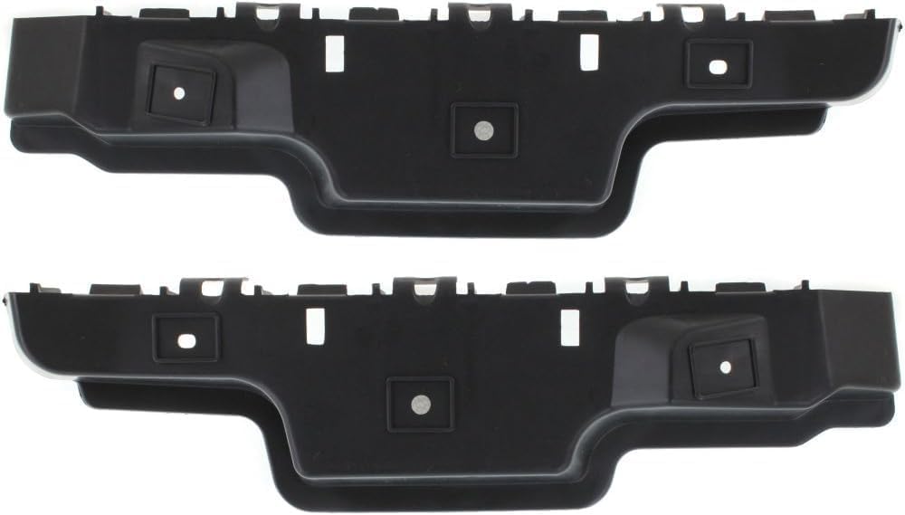 Set Of 2 Front Bumper Bracket Left Driver & Right Passenger Side Direct Replacement Compatible With 2010-2016 Cadillac SRX GM1042113 GM1043113 22806472 22806471