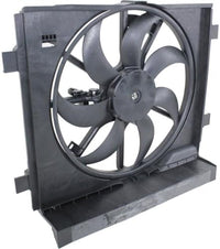 Front Radiator Fan Assembly Plastic Direct Replacement Compatible with 2013-2019 Nissan Sentra NI3115146 214819AM0A