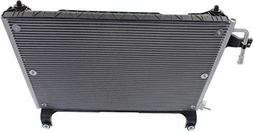 Front A/C Condenser Aluminum Core Direct Replacement Compatible With 1998-2001 Dodge Ram 1500 2500 3500 CH3030131 55055824AC