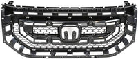 Front Grille Gray Shell And Insert Direct Replacement Compatible With 2009-2011 Honda Pilot HO1200200 75101SZAA01ZA