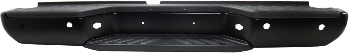 Rear Step Bumper Powdercoated Black Steel Direct Replacement Compatible With 2013-2021 Nissan Frontier NI1103126 850229BF1E-PFM