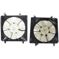 Front Radiator & A/C Condenser Cooling Fan Assembly Plastic Direct Replacement Compatible with 2002-2006 Acura RSX AC3115103 AC3113103 19015PNDA01 38615PND003