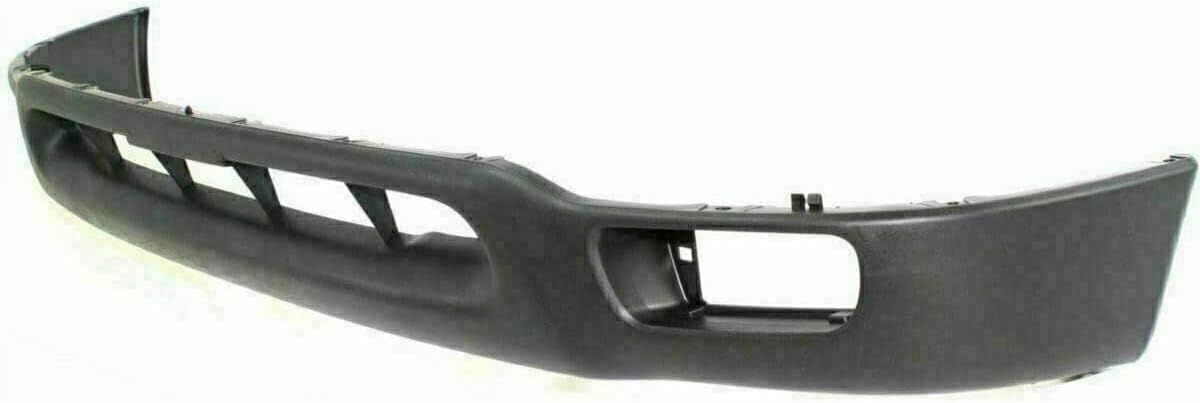 Front Bumper Chrome + Lower Valance + Head Light Filler Primed Left Driver & Right Passenger Side Direct Replacement Compatible With 2001-2004 Toyota Tacoma 2WD TO1088108 TO1089108