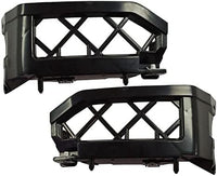 Set Of 2 Front Bumper Bracket Plastic Left Driver & Right Passenger Side Direct Replacement Compatible With 2005-2021 Nissan Frontier / 2005-2012 Nissan Pathfinder