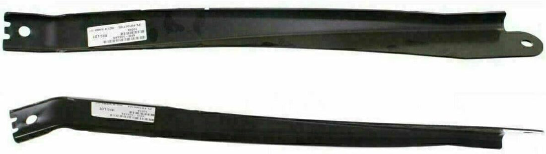 Front Bumper Plate & Outer Mounting Brackets Steel Left Driver & Right Passenger Side Direct Replacement Compatible With 2005-2007 Ford F-Series FO1067163 FO1066163 FO1067164