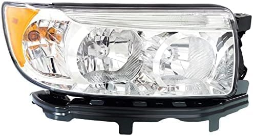 Set Of 2 Front Head Light Assembly Halogen Right Passenger & Left Driver Side Direct Replacement Compatible With 2006-2008 Subaru Forester SU2502119 SU2503119 84001SA471 84001SA461