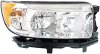 Set Of 2 Front Head Light Assembly Halogen Right Passenger & Left Driver Side Direct Replacement Compatible With 2006-2008 Subaru Forester SU2502119 SU2503119 84001SA471 84001SA461