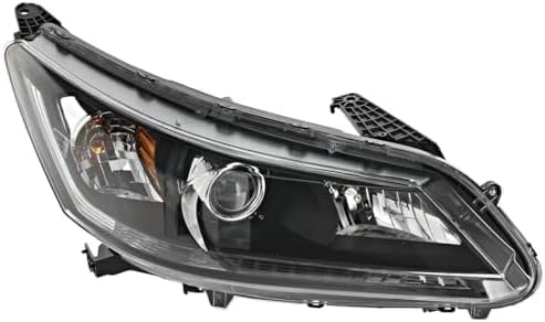 Set Of 2 Front Headlight Assembly Halogen Right Passenger & Left Driver Side Direct Replacement Compatible With 2013-2015 Honda Accord HO2503151 HO2502151 33100T2AA01 33150T2AA01