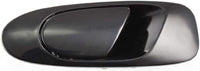 Rear Exterior Door Handle Smooth Black Left Driver Side Direct Replacement Compatible with 1992-1995 Honda Civic HO1520102 72680SR4J01ZC