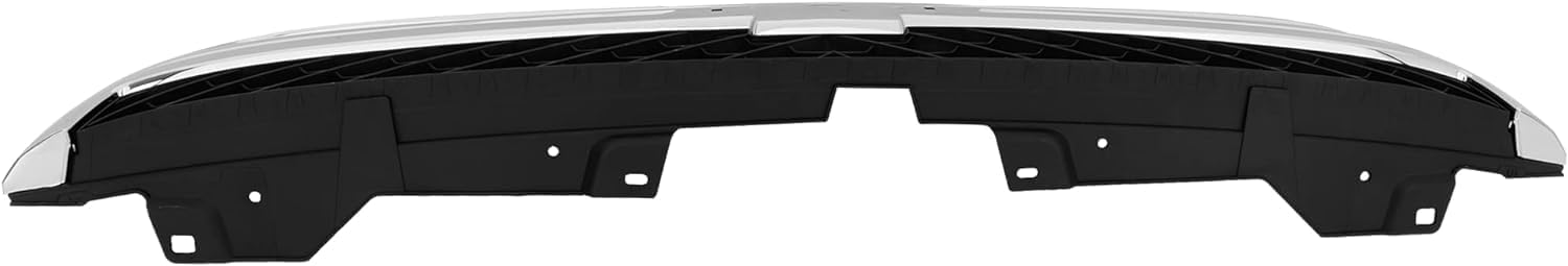 Front Grille Assembly Chrome Shell With Painted Black Insert Direct Replacement Compatible With 2011-2014 Chevrolet Silverado 2500HD 3500HD GM1200639 20966058