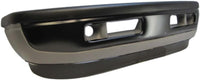 Front Bumper Primed Steel + Upper & Lower Cover + Valance Textured + Fog Light Molding Left & Right Side Direct Replacement Compatible With 1994-2001 Dodge Ram 1500/97-02 2500 3500