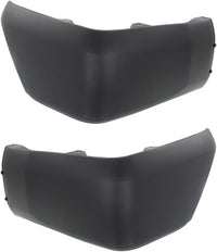 Set Of 2 Rear End Cap Textured Plastic Left Driver & Right Passenger Side Direct Replacement Compatible With 2014-2021 Toyota Tundra TO1117108 TO1116108 521550C030 521560C030