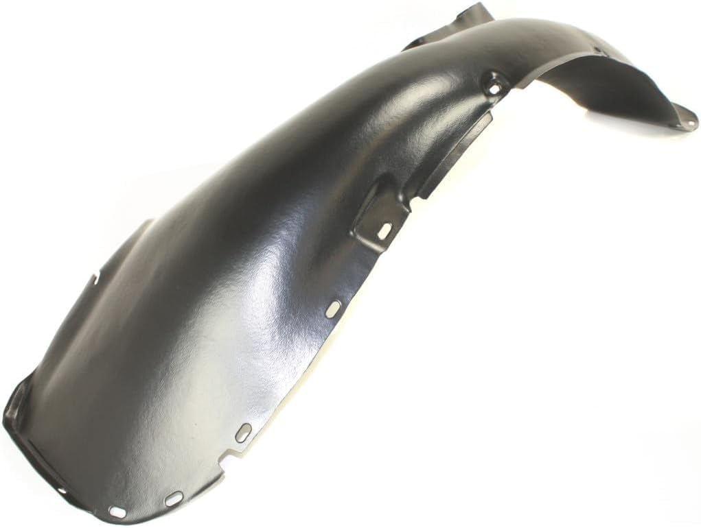 Front Fender Liner Left Driver Side Direct Replacement Compatible With 1999-2006 Volkswagen Golf/GTI / 1995-2005 Jetta VW1248103 1JM809957