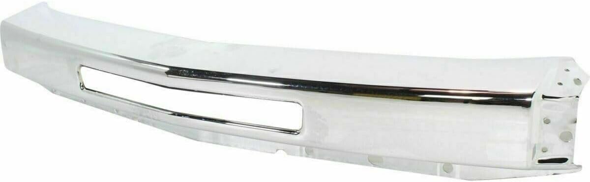 Front Bumper Chrome Steel + Grille + Lower Valance + Extension Textured + End Caps + Brackets Left & Right Side Direct Replacement Compatible With 2007-2013 Chevrolet Silverado 1500