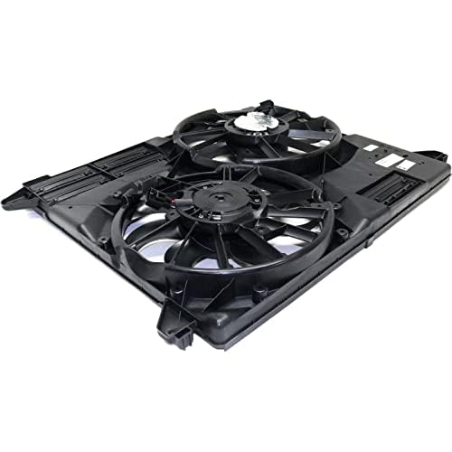 Front Dual Fan Assembly Plastic Direct Replacement Compatible with 2015-2023 Ford Edge / 2016-2018 Lincoln MKX FO3115212 F2GZ8C607E