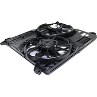 Front Dual Fan Assembly Plastic Direct Replacement Compatible with 2015-2023 Ford Edge / 2016-2018 Lincoln MKX FO3115212 F2GZ8C607E