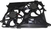Front Radiator Cooling Dual Fan Plastic Direct Replacement Compatible with 2008-2010 Saturn Vue / 2012 Chevrolet Captiva Sport GM3115218 89019135-PFM,89019138,89019134