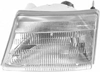 Front Bumper + Grille Chrome + Lower Valance Textured + Headlight + Corner Lamps Right Passenger & Left Driver Side Direct Replacement Compatible With 1998-2000 Ford Ranger FO1200340