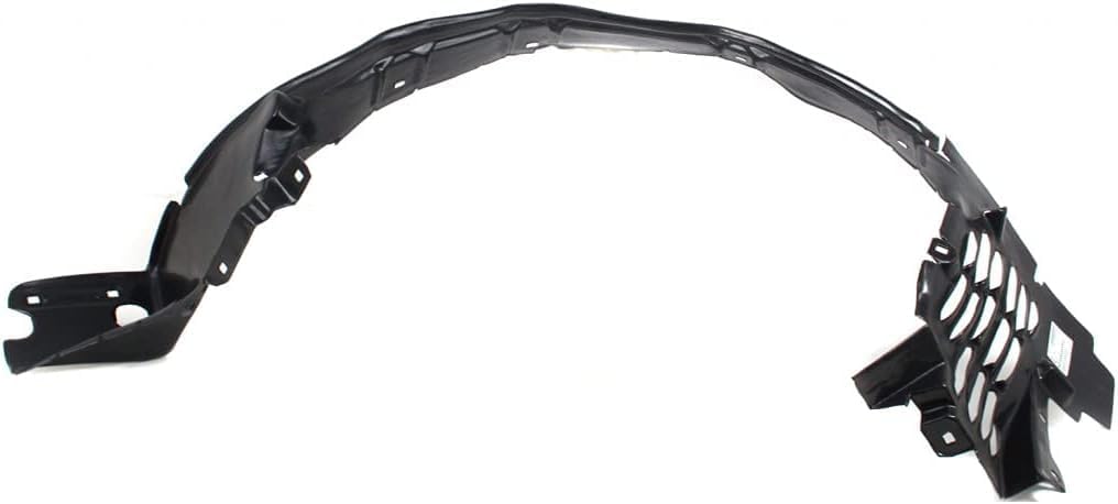 Front Fender Liner Left Driver Side Direct Replacement Compatible With 2000-2002 Mercedes Benz E-Class MB1250103 210698913