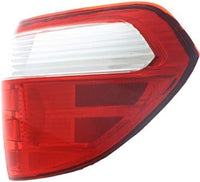 Set Of 2 Tail Light Outer Lens and Housing Plastic Left Driver & Right Passenger Side Direct Replacement Compatible With 2005-2007 Honda Odyssey HO2819129 HO2818129