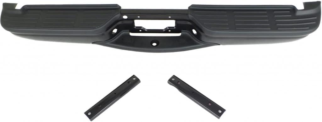 Rear Step Bumper Assembly Primed Steel Direct Replacement Compatible With 1999-2007 Ford F-Series Super Duty FO1101121 2C3Z17906DA-PFM