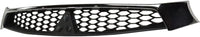 Front Grille Assembly Texture Black Insert With Chrome Molding Plastic Direct Replacement Compatible With 2016-2017 Mitsubishi Lancer MI1200267 7450B019
