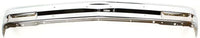 Front Bumper Chrome Steel + Signal Lights + Corner Lamps Lens And Housing Right & Left Side Direct Replacement Compatible With GMC S15 / Chevrolet S10 1982-1990 GM2520109 GM2521109
