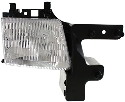Set Of 2 Front Headlight Assembly Right Passenger & Left Driver Side Direct Replacement Compatible With 1998-2003 Dodge Ram Full Size Van CH2502118 CH2503118 55076525AC 55076524AC