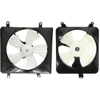 Front Radiator + AC Condenser Cooling Fan Assembly Direct Replacement Compatible with 1994-1997 Honda Accord HO3110101 HO3115118 HO3113102 19015P0A003-PFM 19020PT0003 19