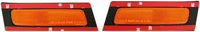 Set Of 2 Front Bumper Reflector Left Driver & Right Passenger Side Direct Replacement Compatible With 2005-2008 Audi A4 AU2557100 AU2556100 8E0945072 8E0945071