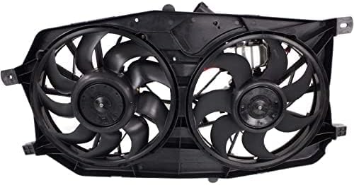 Front Radiator & A/C Condenser Fan Shroud Assembly Direct Replacement Compatible with 2005-2007 Five Hundred FO3115158 5F9Z8C607BM