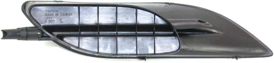 Front Fog Light Cover Left Driver Side Direct Replacement Compatible With 2006-2010 Toyota Sienna TO1088115 52128AE020