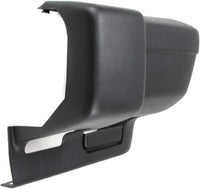 Front Bumper End Caps Textured + Mounting Arm Brackets Left Driver & Right Passenger Side Direct Replacement Compatible With Jeep Cherokee 1997-2001 CH1004126 CH1005126 CH1066104