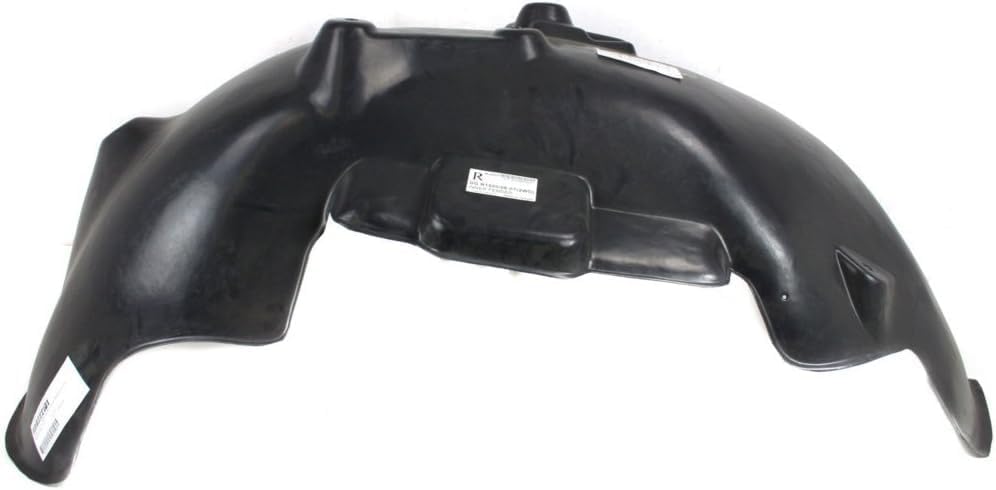 Front Fender Liner Right Passenger Side Direct Replacement Compatible With 2002-2009 Dodge Ram Full Size Pickup CH1249125 55275834AI