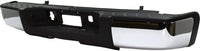 Rear Step Bumper Assembly Chrome Steel Direct Replacement Compatible With 2007-2013 Chevrolet Silverado/GMC Sierra 1500 GM1103147 22932803