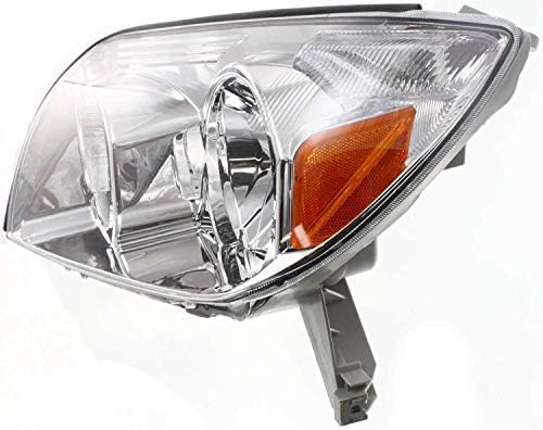 Set Of 2 Front Head Light Assembly Lens And Housing Plastic Left Driver & Right Passenger Side Direct Replacement Compatible With 2003-2005 Toyota 4Runner TO2502146 TO2503146